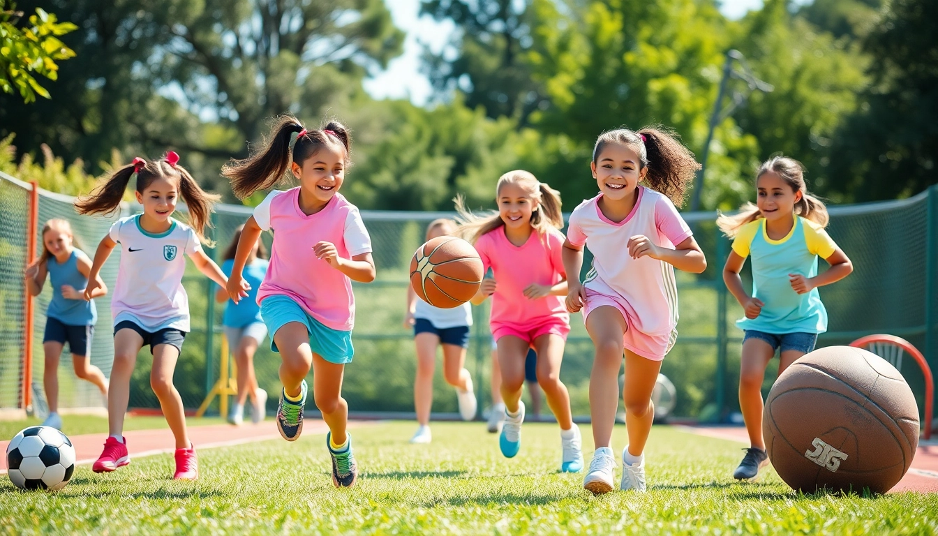 Join spirited activities at Multi Sports Camps for Girls, featuring fun and teamwork in sports.