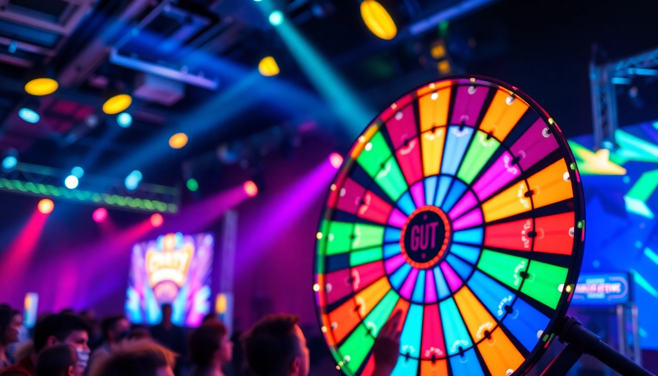 Experience the excitement of Crazy Time live with a vibrant spinning wheel and dynamic gameplay.