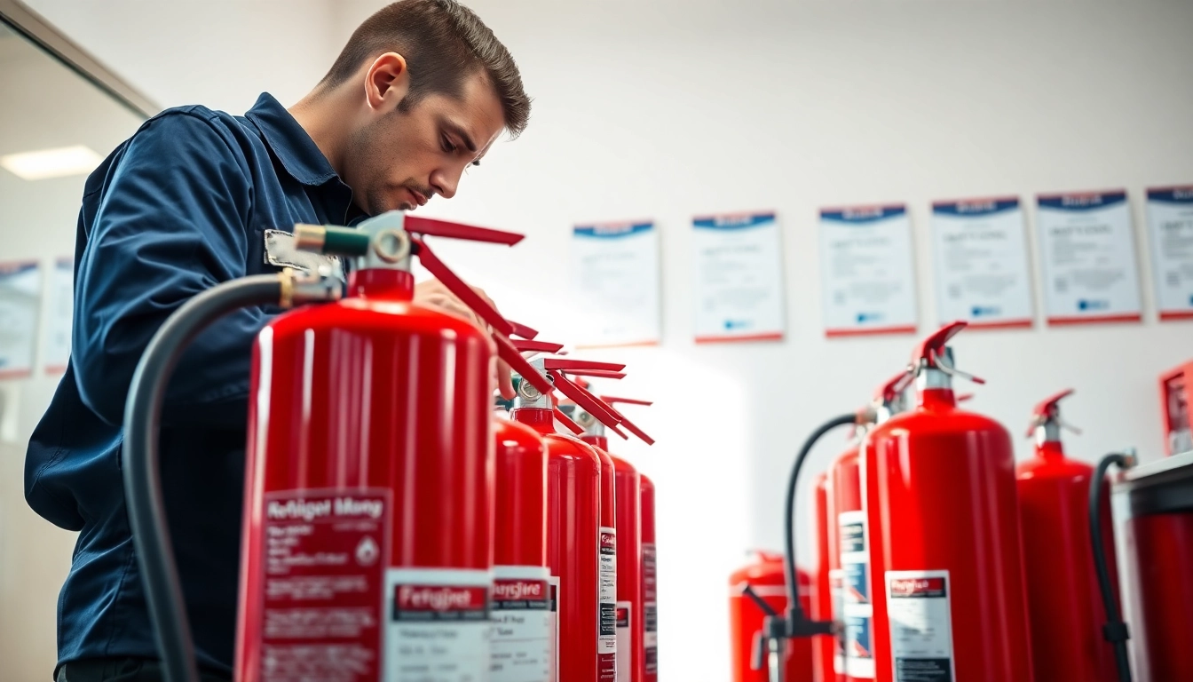 Enhance safety with professional fire extinguisher servicing Lichfield by an expert technician.