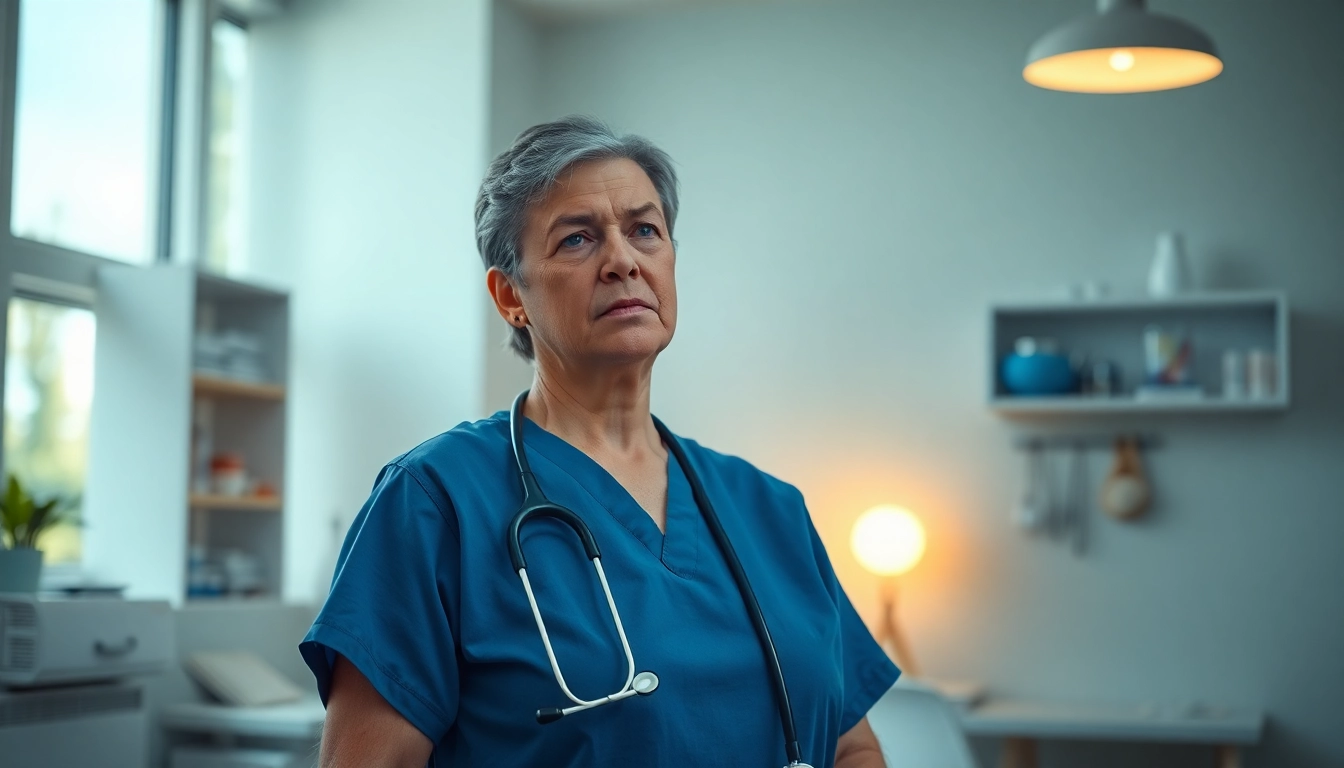 Reflecting on the challenges of the VDAP Program, a nurse shows concern in a clinical setting.