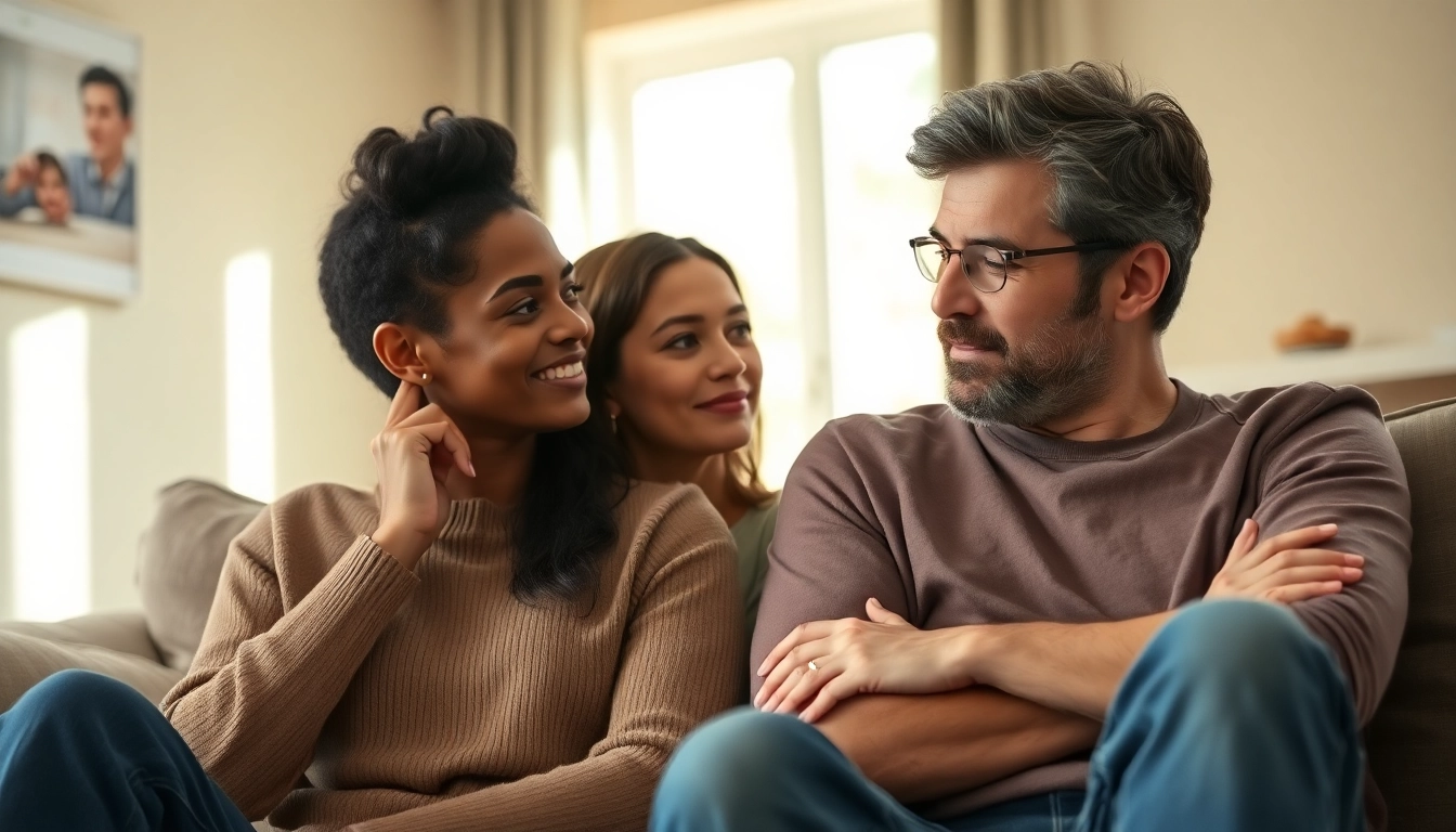 Couple nurturing communication in relationships while sharing a moment of intimate conversation.