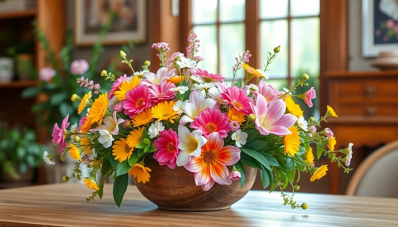 Beautiful flower arrangement showcasing Flower Delivery Diamond Creek service with vibrant blooms and greenery.