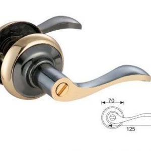 SHK-107 Three-Bar Bathroom Lock