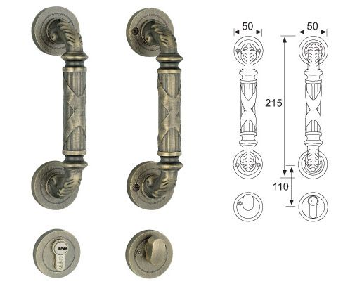 SHM-00090 Large-Handle Entrance Lock specification