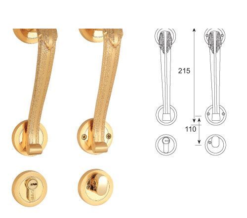 SHM-00091 Large-Handle Entrance Lock